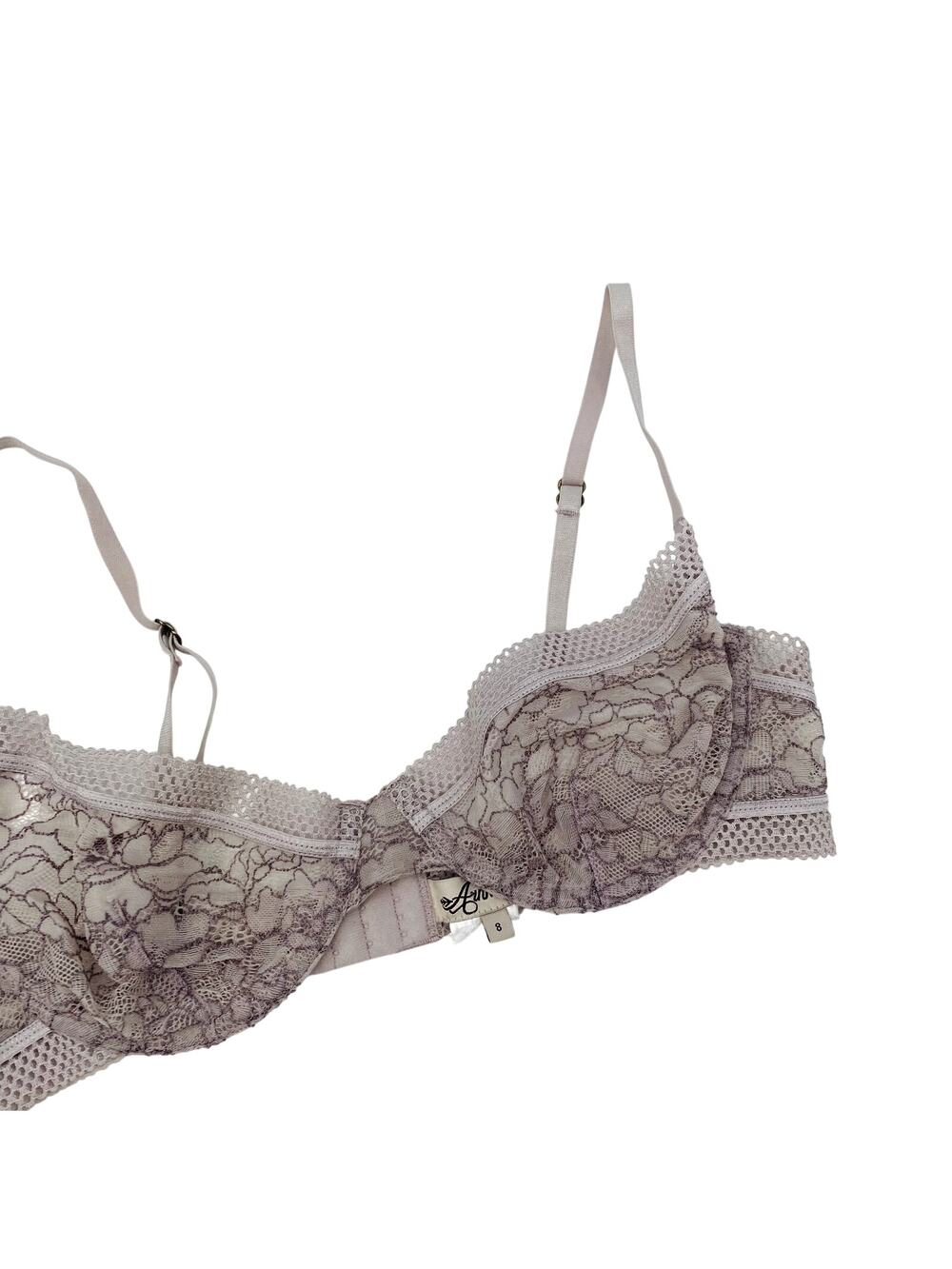 Arnhem purple lace unlined bra